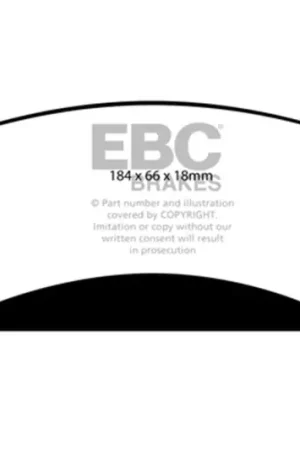 EBC 07 Cadillac Escalade 6.2 2WD Ultimax2 Front Brake Pads Buy Direct
