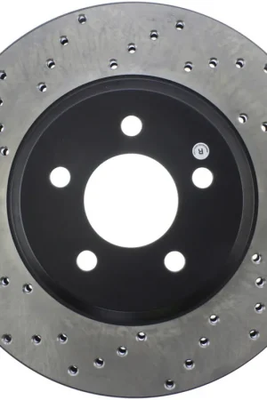 Exclusive Offer StopTech Power Slot 05-10 Mustang GT V8-4.6L Front Right Drilled Rotor