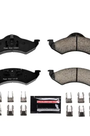 Power Stop 00-02 Dodge Dakota Front Z23 Evolution Sport Brake Pads w/Hardware Hassle-Free Returns