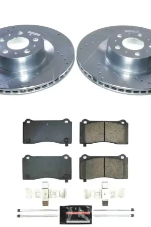 Power Stop 20-24 Tesla Y Front Z23 Evolution Brake Kit Direct From Factory