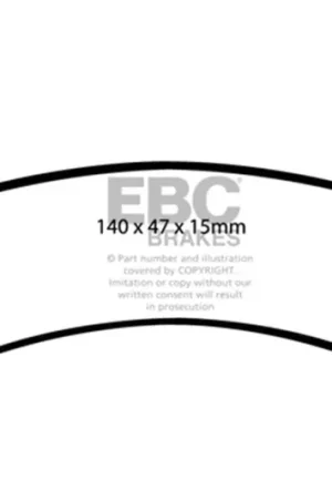 Exclusive Offer EBC 92-94 Jeep Grand Cherokee 4.0 Ultimax2 Rear Brake Pads