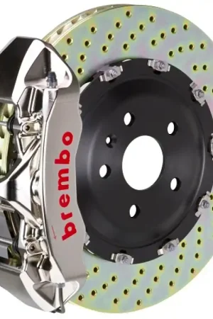 Limited Edition Brembo 24+ BMW M30i/530i XDrive Fr GT-R BBK 6 Piston Billet 380x34 2pc Rotor Drilled - Nickel Plated