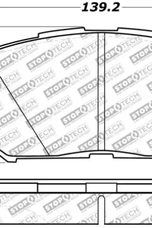 Direct From Manufacturer StopTech Street Select Brake Pads - Front