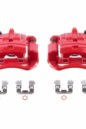 Power Stop 13-16 Scion FR-S Rear Red Calipers w/Brackets - Pair Money Back Guarantee