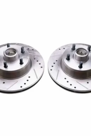 Power Stop 69-70 Ford Country Squire Front Evolution Drilled & Slotted Rotors - Pair Secure Checkout
