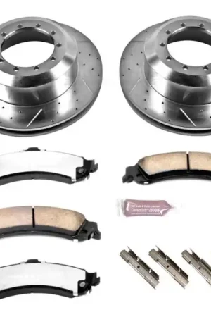 Crafted Power Stop 2005 Chevrolet Silverado 1500 HD Rear Z36 Truck & Tow Brake Kit