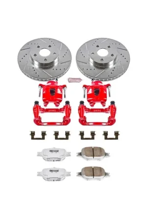 Handmade Power Stop 05-10 Scion tC Front Z26 Street Warrior Brake Kit w/Calipers