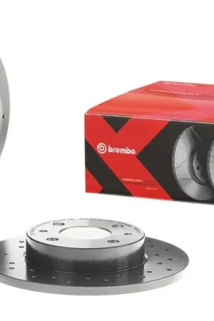 Brembo 03-05 Lexus GS300/GS430/IS300 Front Premium Xtra Cross Drilled UV Coated Rotor Same Day Shipping