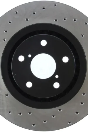 Exclusive StopTech 06-09 Lexus IS350 / 07-08 GS350 2WD Drilled Right Front Rotor