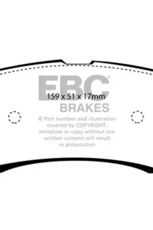 EBC 00-02 Ford Excursion 5.4 2WD Ultimax2 Rear Brake Pads Mega Sale