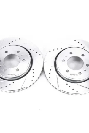 Power Stop 07-19 Ford Expedition Front Evolution Drilled & Slotted Rotors - Pair Flash Sale