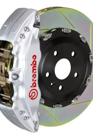 Bulk Order Brembo 14-18 1500 Sierra Exc Alum Fr Knuckl Fr GT BBK 6Pis Cast 2pc 380x34 2pc Rtr Slot Type1-Silv
