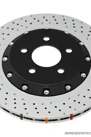 DBA 15-21 Nissan GT-R Nismo Front 5000 Series Drilled Rotor w/ Silver Hat Limited Offer