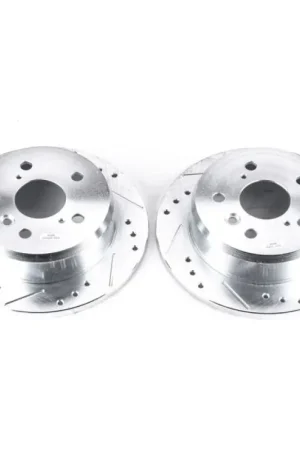 Buy Direct Power Stop 02-03 Lexus ES300 Rear Evolution Drilled & Slotted Rotors - Pair