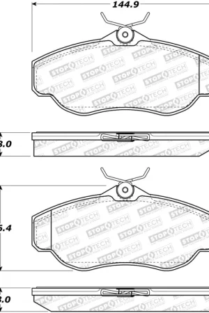 StopTech Street Brake Pads Same Day Shipping