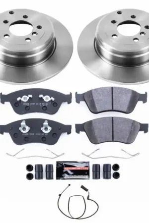 Affordable Power Stop 03-05 Land Rover Range Rover Rear Track Day Brake Kit