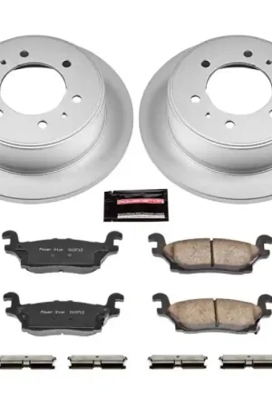 Power Stop 06-10 Hummer H3 Rear Z17 Evolution Geomet Coated Brake Kit Super Sale