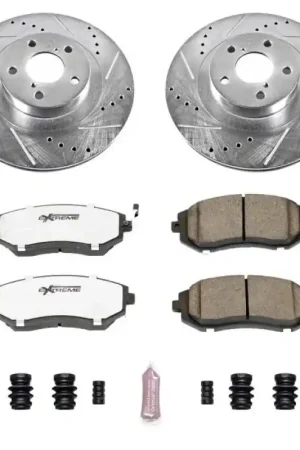 Direct From Manufacturer Power Stop 05-06 Saab 9-2X Front Z26 Street Warrior Brake Kit