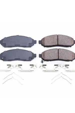 Power Stop 2015 Chevrolet City Express Front Z17 Evolution Ceramic Brake Pads w/Hardware Worldwide Shipping