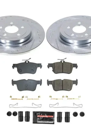 Power Stop 21-23 Ford Mustang Mach-E Rear Z23 Evolution Brake Kit Handmade