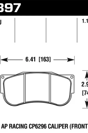 Hawk DTC-70 AP Racing CP6269 Race Brake Pads Top Pick