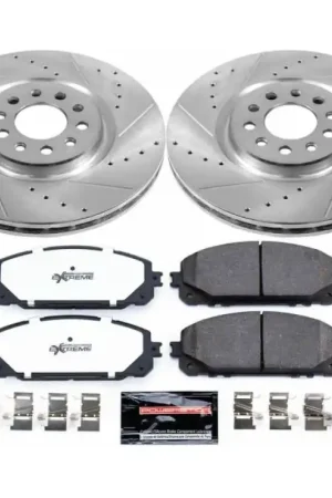 Budget Power Stop 17-19 Jeep Cherokee Front Z36 Truck & Tow Brake Kit