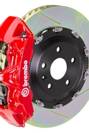 Brembo 20+ Model Y Front GT BBK 6 Piston Cast 365x34 2pc Rotor Slotted Type-1-Red Grab Now