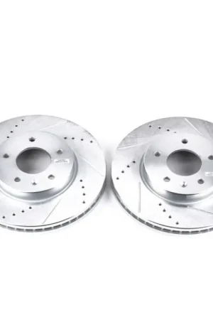 Power Stop 12-15 Chevrolet Captiva Sport Front Evolution Drilled & Slotted Rotors - Pair Fresh Stock