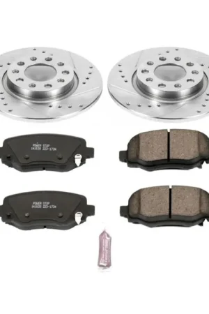 Power Stop 15-17 Chrysler 200 Rear Z23 Evolution Sport Brake Kit Best Choice