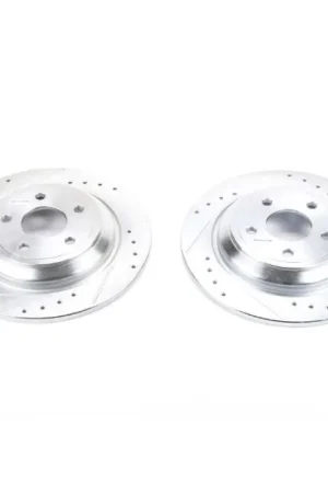 Power Stop 16-18 Ford Focus Rear Evolution Drilled & Slotted Rotors - Pair Shop Now