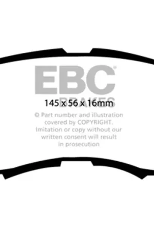 Last Chance EBC 11-14 Chrysler 200 2.4 Ultimax2 Front Brake Pads
