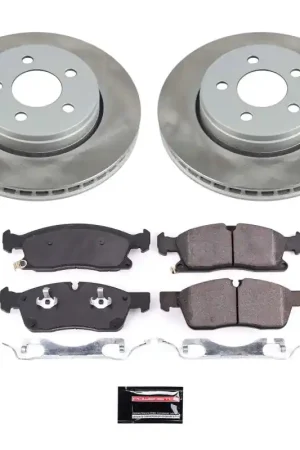 Price Cut Power Stop 17-20 Jeep Grand Cherokee Front Semi-Coated Rotor Kit
