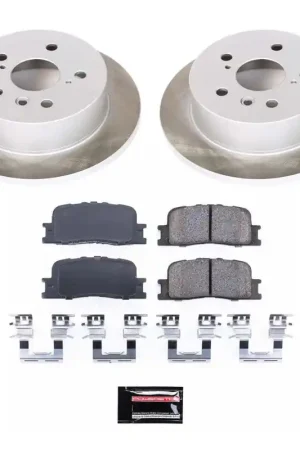 Power Stop 02-06 Toyota Camry Rear Semi-Coated Rotor Kit Secure Checkout