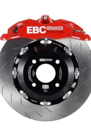 Top Pick EBC Racing 05-10 Ford Mustang GT Red Apollo-4 Calipers 355mm Rotors Front Big Brake Kit
