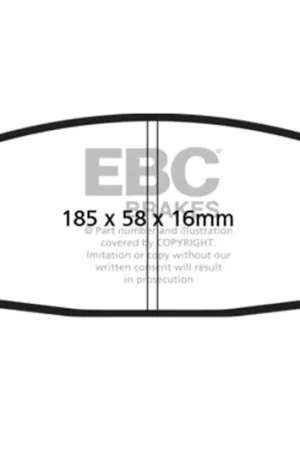 Holiday Sale EBC 2003-2006 Lincoln Aviator 4.6L Ultimax2 Front Brake Pads
