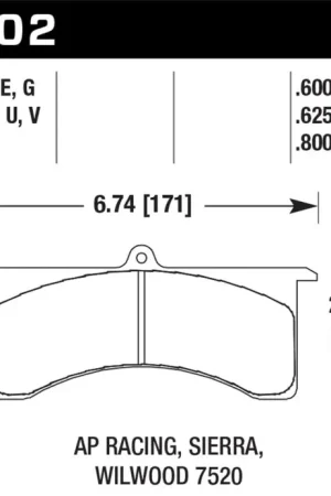Hawk Black Motorsports Brake Pads High Quality