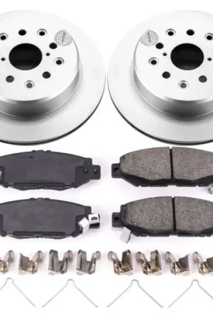 Power Stop 93-97 Lexus GS300 Rear Z17 Evolution Geomet Coated Brake Kit One Day Deal