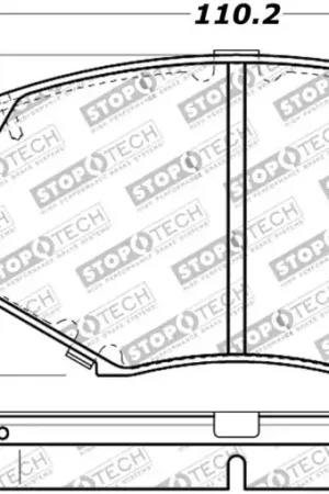 StopTech Street Touring 94-97/99-05 Miata w/Normal Suspension Front Brake Pads D635 Affordable