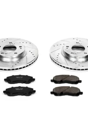 Power Stop 06-12 Mitsubishi Eclipse Front Z23 Evolution Sport Brake Kit Fresh Stock