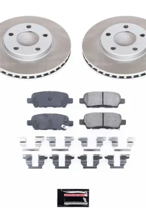 Power Stop 09-14 Nissan Maxima Rear Semi-Coated Rotor Kit Sale