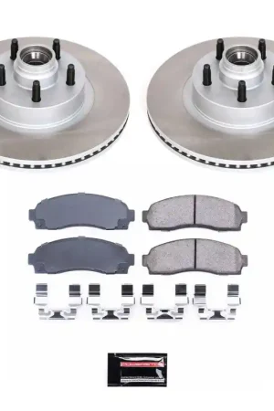 Power Stop 03-09 Mazda B4000 Front Semi-Coated Rotor Kit Exclusive Offer