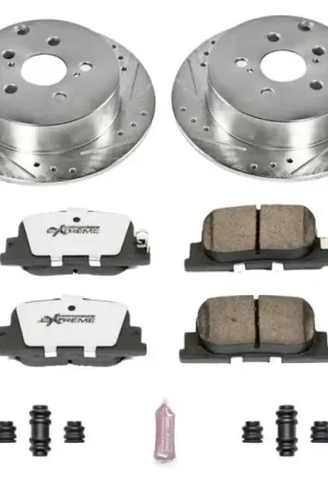 Exclusive Offer Power Stop 03-06 Pontiac Vibe Rear Z26 Street Warrior Brake Kit