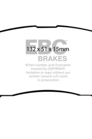EBC 93-97 Ford Probe 2.0 16v Greenstuff Front Brake Pads Flash Sale