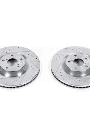 Free Shipping Power Stop 09-10 Lexus GS350 Front Evolution Drilled & Slotted Rotors - Pair