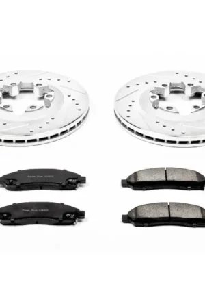 Crafted Power Stop 04-08 Chevrolet Colorado Front Z23 Evolution Sport Brake Kit