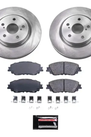 Power Stop 21-23 Toyota Venza Front Semi-Coated Rotor Kit Get Yours