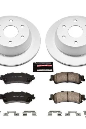 Discount Power Stop 03-05 Chevrolet Astro Rear Z17 Evolution Geomet Coated Brake Kit
