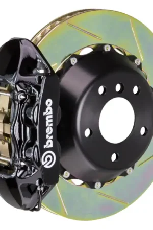 Trending Brembo 12-16 991.1 C2S (PCCB Equipped) Rr GT BBK 4Pist Cast 380x28 2pc Rotor Slotted Type1-Black