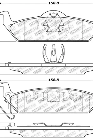 Exclusive StopTech Performance 10-14 Ford F-150 Rear Brake Pads