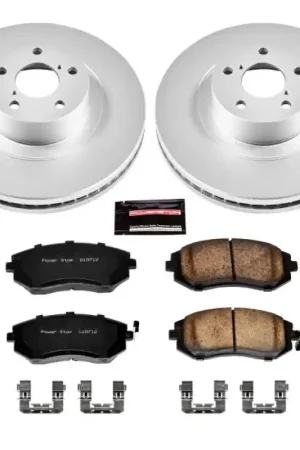Power Stop 04-06 Subaru Baja Front Z17 Evolution Geomet Coated Brake Kit Cheap